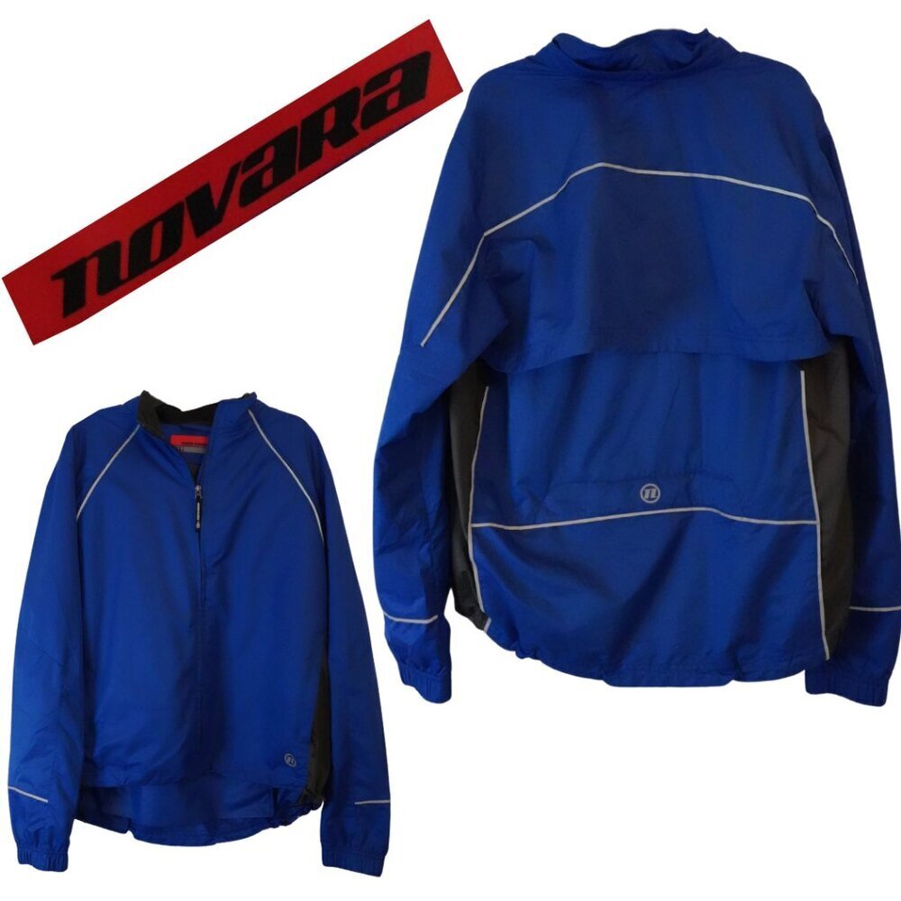 Novara, Men’s Convertible‎ Cycling Vented Performance Jacket, Royal Blue, Cobalt